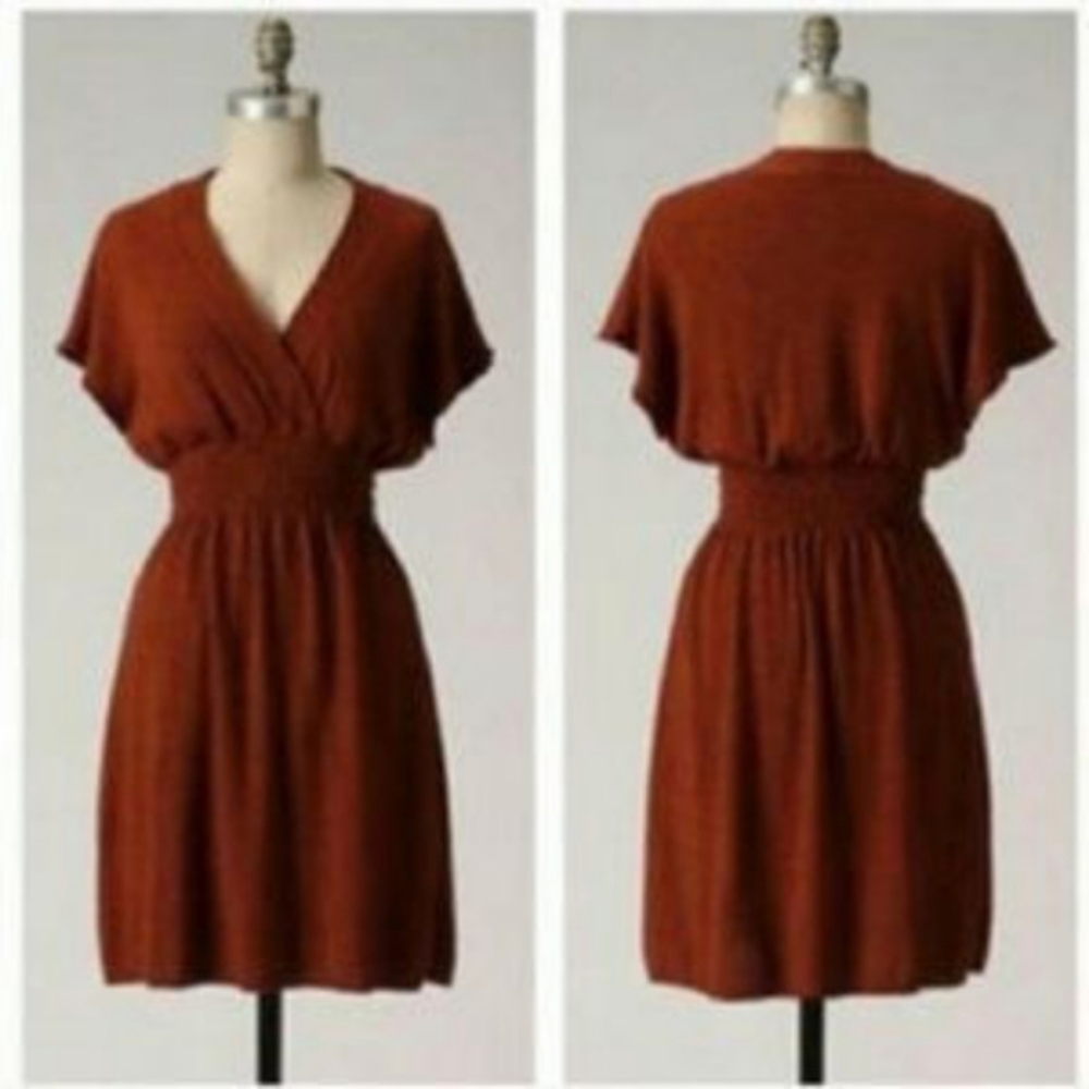 Anthropologie Sparrow Fall Foliage Sweater Dress